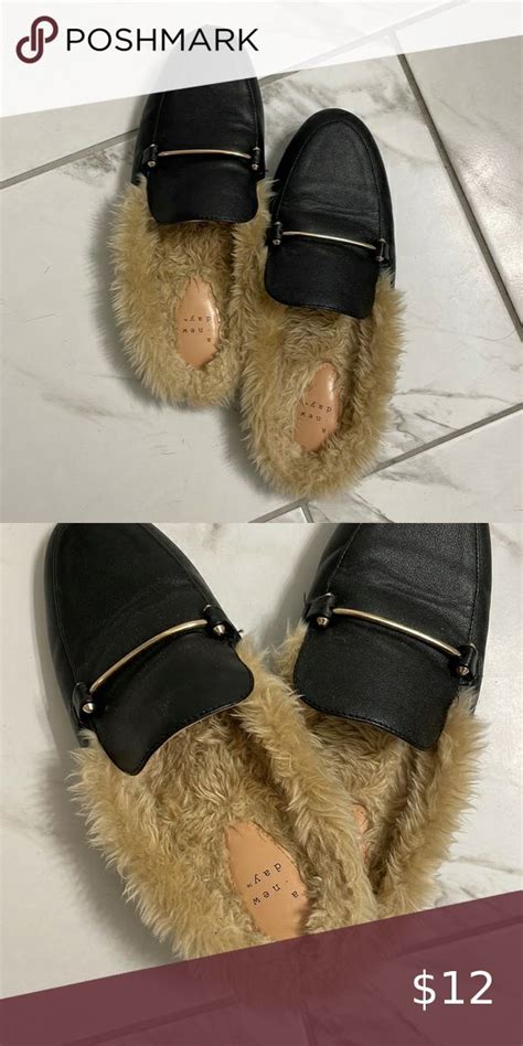 fuzzy loafers